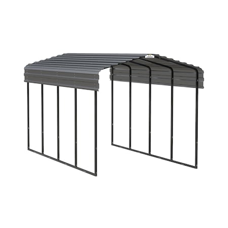Arrow Storage Products Carport, 10 ft. x 20 ft. x 9 ft. Charcoal CPHC102009